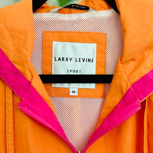 Larry Levine Jackets & Blazers - Larry Levine Sport Jacket in Colorful Orange with Pink Piping